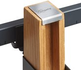 TVS 3695 | tv vloerstandaard | Eikenhoud & staal | 40-77" 5